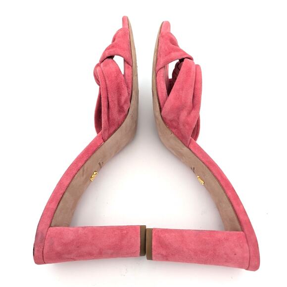 Veronica Beard Ganita Slide Sandal Women's Knot Front Pink Size US10M EU41 - Picture 6 of 13